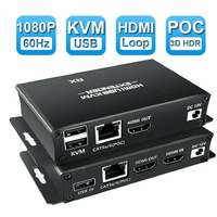 KETTZ KT-HDEX60M HDMI KVM USB Extender Cat5e / 6 / 7