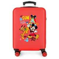 DISNEY MICKEY ALL SMILE ABS Kofer 55cm sa 4 dupla tockica CRVENI