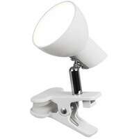 RABALUX Noah, clip lamp, bela,  LED 5W