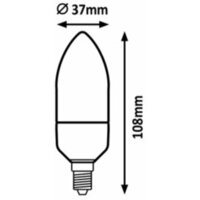 RABALUX Sijalica LED E14 C37 8W 760lm 3000K