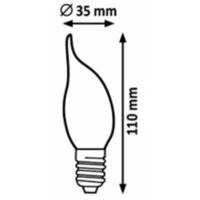 RABALUX Sijalica LED E14, 4W, 450 lm, 2700K