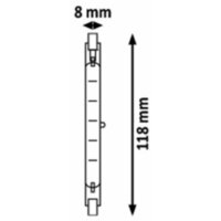 RABALUX Sijalica Eco-halogen R7S - 118mm 120W