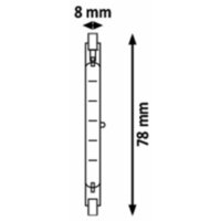 RABALUX Sijalica Eco-halogen R7S - 78mm 80W