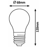 RABALUX Sijalica LED filament E27 A68 12W 2000lm 3000K