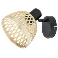 RABALUX Rattan, metalni bambus spot, E14 1x MAX 15W