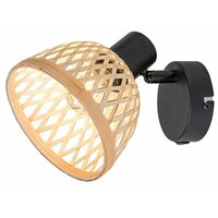 RABALUX Rattan, metalni bambus spot, E14 1x MAX 15W