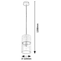 RABALUX Zelkova, visilica, E27 / 1x max. 40W