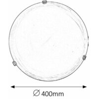 RABALUX Alabastro plafonjeraD40 E27 2x60Wbelo/zlato