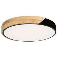 RABALUX Maple, plafonjera,mat crna, LED 24W 1760lm 4000K 42cm