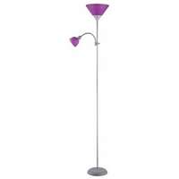 RABALUX Action podna lampa sa citacem E27+E14 silver / ljubicasta