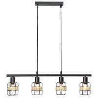 RABALUX Indiana, metal Visilica lampa,E14 4x MAX25W, mat crn