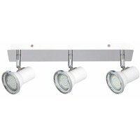 RABALUX Steve spotLEDGU10 3x4,5Ww.bulb,wh/chIP44