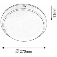 RABALUX Periodic zidna lampa E14 3x40W