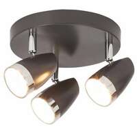 RABALUX Karen spot LED 3x4W antracit /  hrom