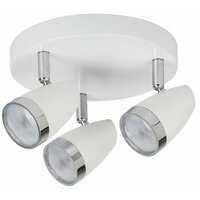 RABALUX Karen spot LED 3x4W belo/hrom