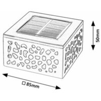 RABALUX Medulin spoljna solarna lampa 3000K IP44 baterija: 1xAA 1.2V 600mAh