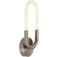 RABALUX Irelia, LED zidna lampa 9W, 650lm, 4000K, 14x35cm, satin hrom metal, IP20