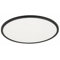 RABALUX Ezio, LED plafonjera dimabilna 15W, 1200lm, 3000K, 24cm, IP20, plastika/crni prsten