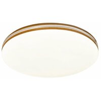 RABALUX Oscar2, LED 18W, 1170lm,  4000K, 33x33cm, bela, braon prsten