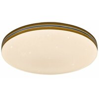 RABALUX Oscar2, LED 18W, 1170lm, 3000K, 33x33cm, zvezdasta, braon prsten