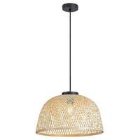 RABALUX Rattan, visilica, crna metalna E27 1x25W, IP20