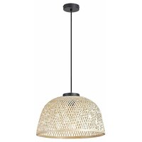 RABALUX Rattan, visilica, crna metalna E27 1x25W, IP20