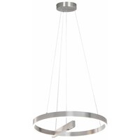 RABALUX Thrac, visilica brušeni aluminium LED  40W, 2070lm, 4000K, precnik 84cm