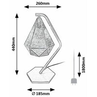 RABALUX Norah stona lampa E14 1x40W providna