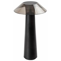 RABALUX Assen, LED spoljna stona punjiva lampa, metal crna, 5W, 40lm (bez dif. 150lm), 3000K