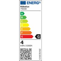 RABALUX Filament LED sijalica E27 T45, 4W, 250lm, 3000K