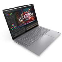 LENOVO Yoga Pro 7 14IMH9 (Luna Grey, Aluminium) Intel Core Ultra 7 155H,  32GB. 1TB-NVMe, 14.5inc 2.8K  OLED,  RTX-4050-6GB, Backlite, 1.59kg DOS (83E200B4YA)