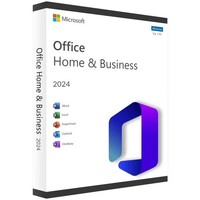 MICROSOFT Retail Office Home and Business 2024 English / PKC / 1PC / 1Mac