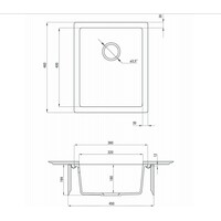 DEANTE ZQA G10B CORDA UNDERMOUNT 38/MGRA