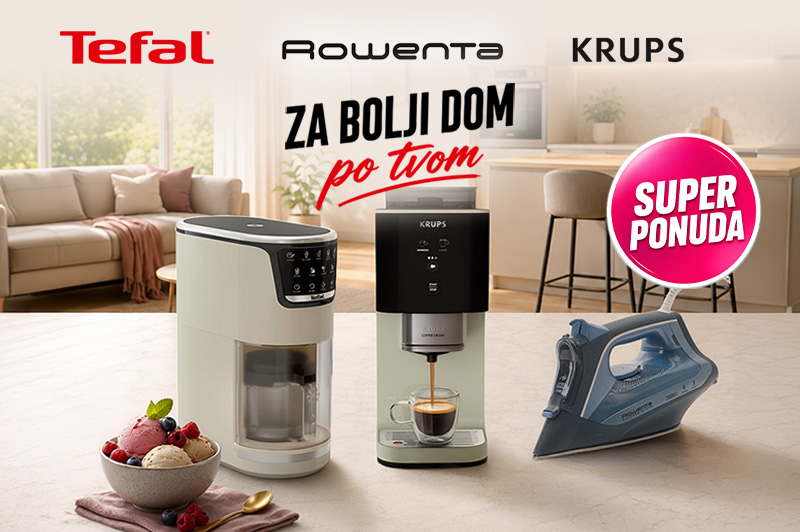 Tefal, Rowenta i Krups uredjaji