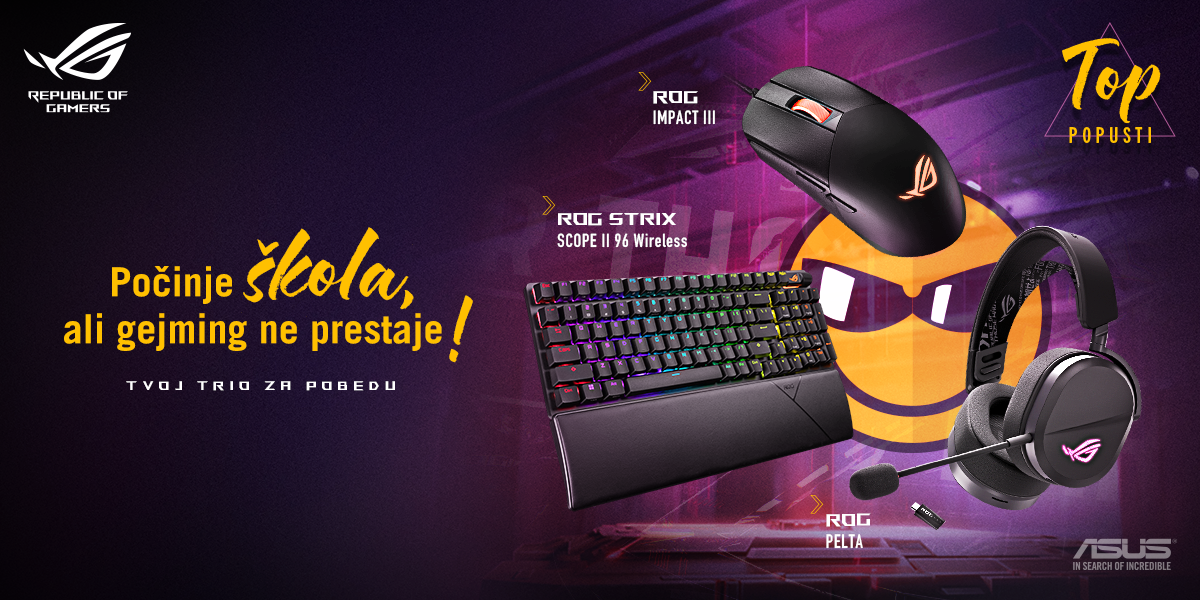 Asus ROG trio