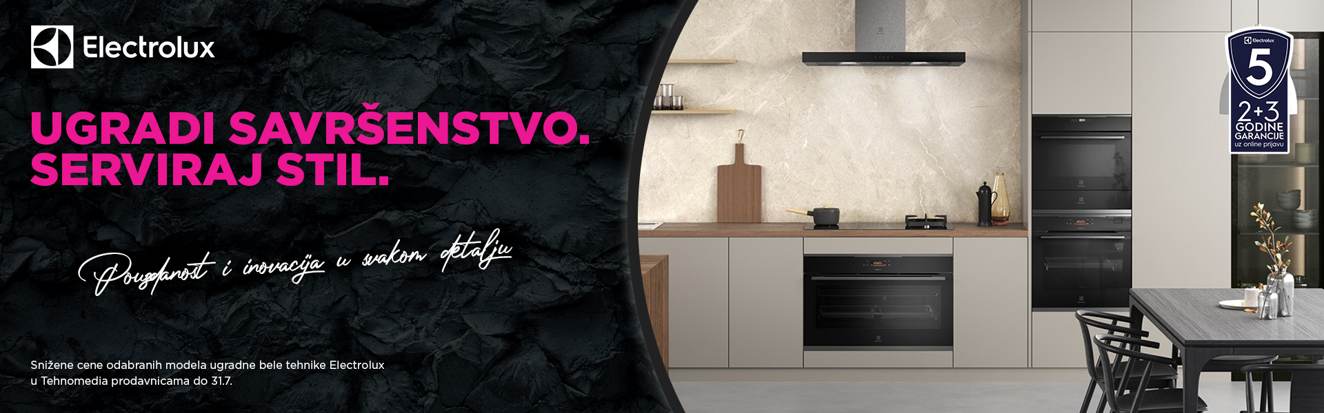 Electrolux ugradna kuhinja